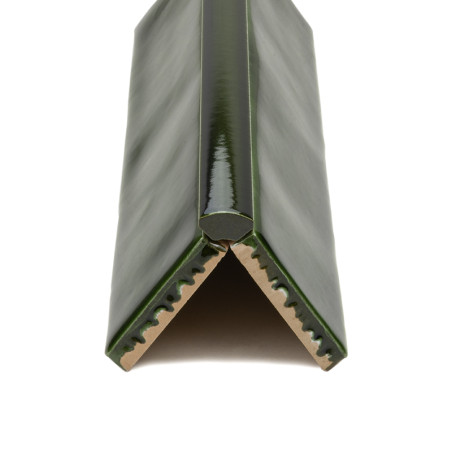 Carrelage Angle Creta-25 Vert Foncé 1x25 | Ceramic Connection