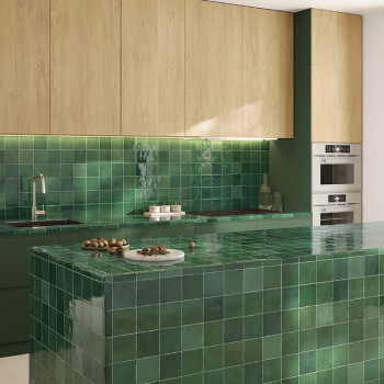 Tegel Zellige Morocco Groen | Ceramic Connection