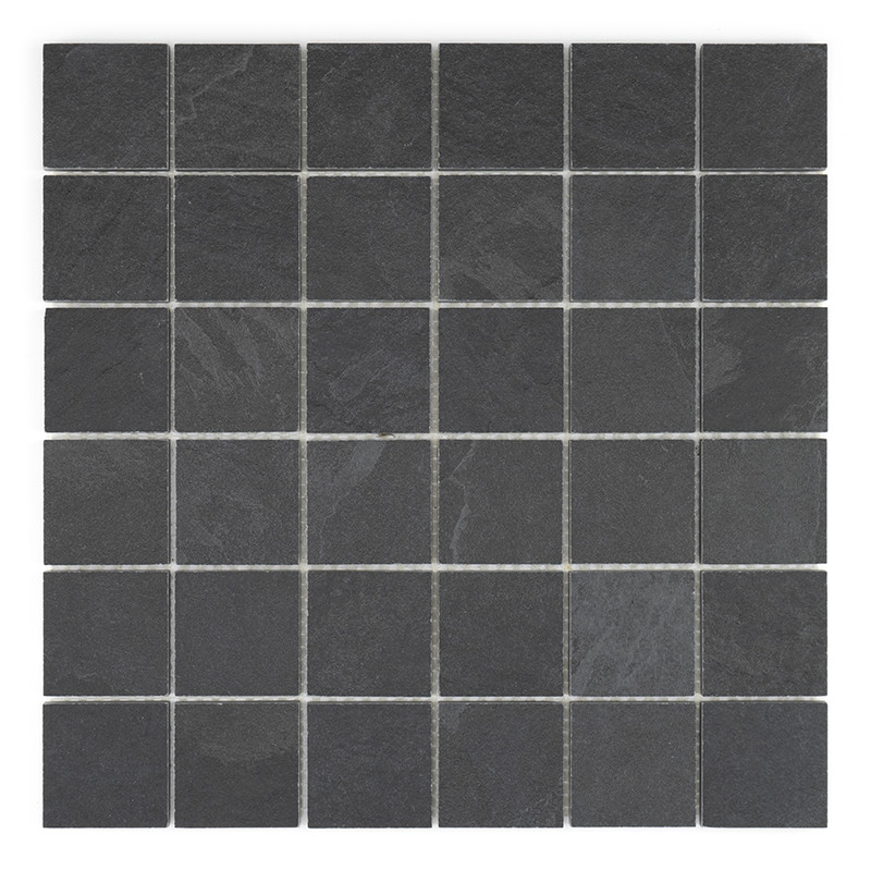Mosaic Stone Valona Black 5x5| Ceramic Connection