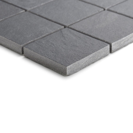 Mosaic Stone Valona Black 5x5| Ceramic Connection