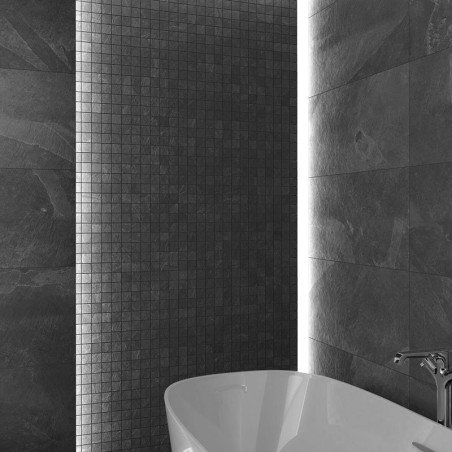 Mosaic Stone Valona Black 5x5| Ceramic Connection