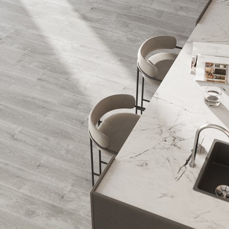 Carrelage Bois Bergen Gris 20x120 | Ceramic Connection