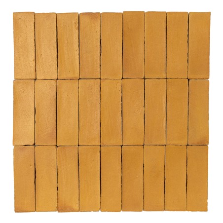 Handmatig Terracotta Chroma Oker 5x15 | Ceramic Connection