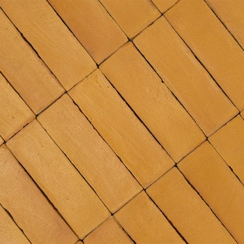 Handmatig Terracotta Chroma Oker 5x15 | Ceramic Connection