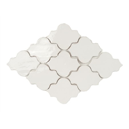 Azulejo Arabesque Vitri Blanc | Ceramic Connection