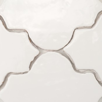 Azulejo Arabesque Vitri Blanc | Ceramic Connection