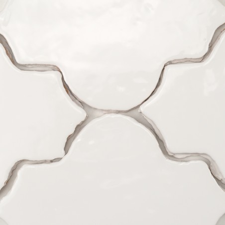 Azulejo Arabesque Vitri Blanc | Ceramic Connection