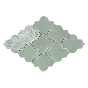 Azulejo Arabesque Vitri Aigue-marine| Ceramic Connection