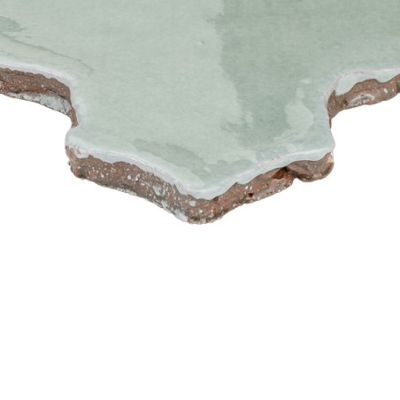 Terrakotta Vitri Aquamarin Arabeske Fliese | Ceramic Connection